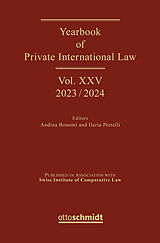 Livre Relié Yearbook of Private International Law Vol. XXV - 2023/2024 de 