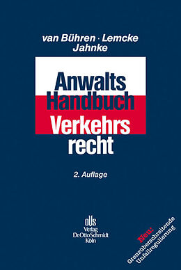 Fester Einband Anwalts-Handbuch Verkehrsrecht von 