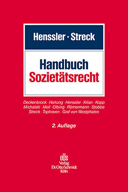 Fester Einband Handbuch Sozietätsrecht von 