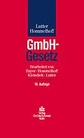 E-Book (pdf) GmbH-Gesetz von Marcus Lutter, Walter Bayer, Peter Hommelhoff