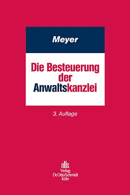 E-Book (pdf) Die Besteuerung der Anwaltskanzlei von Holger Meyer