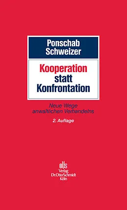E-Book (pdf) Kooperation statt Konfrontation von Reiner Ponschab, Adrian Schweizer