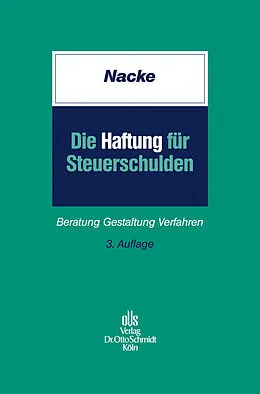 E-Book (pdf) Die Haftung für Steuerschulden von Alois Th. Nacke