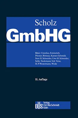 E-Book (pdf) §§ 1 - 34 [u.a.] von Hans-Joachim Priester, Georg Bitter, Thomas Rönnau