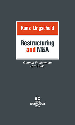 E-Book (pdf) Restructuring and M&amp;A von Moritz Kunz, Anja Lingscheid