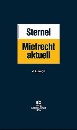 E-Book (pdf) Mietrecht aktuell von Friedemann Sternel