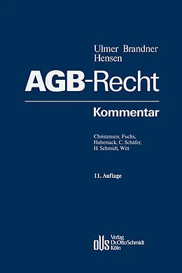 E-Book (pdf) AGB-Recht von Alexander Witt, Andreas Fuchs, Mathias Habersack