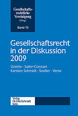 E-Book (pdf) Gesellschaftsrecht in der Diskussion 2009 von 