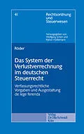 E-Book (pdf) Das System der Verlustverrechnung im deutschen Steuerrecht von Erik Röder