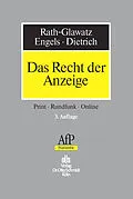 E-Book (pdf) Das Recht der Anzeige von Christian Dietrich, Michael Rath-Glawatz, Stefan Engels