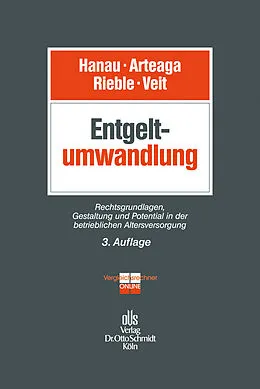 E-Book (pdf) Entgeltumwandlung von Annekatrin Veit, Marco S. Arteaga, Peter Hanau