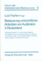 Kartonierter Einband Besteuerung wirtschaftlicher Aktivitäten von Ausländern in Deutschland von 
