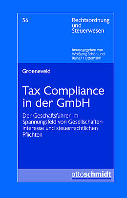 Kartonierter Einband Tax Compliance in der GmbH von Christian Groeneveld
