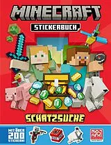 Kartonierter Einband Minecraft Stickerbuch Schatzsuche von Minecraft, Mojang AB
