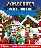 Fester Einband Minecraft Adventskalender. 24 exklusive Bauwerke, Challenges, Spiele und Ideen von Mojang AB