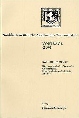 Paperback Die Frage nach dem Wesen des Christentums von Karl-Heinz Menke