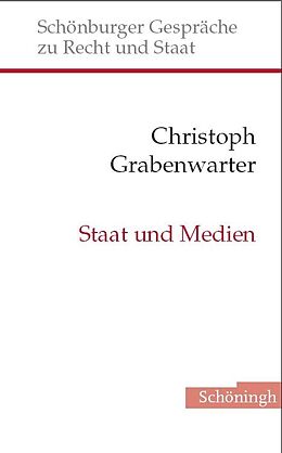 Fester Einband Staat und neue Medien von Christoph Grabenwarter