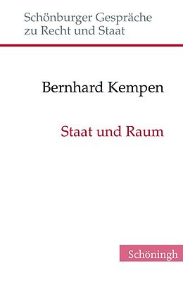 Fester Einband Staat und Raum von Bernhard Kempen