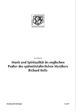 Paperback Musik und Spiritualität im englischen Psalter des spätmittelalterlichen Mystikers Richard Rolle von Karl Reichl