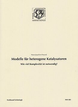 Paperback Modelle für heterogene Katalysatoren von H.-J. Freund, Hans-Joachim Freund