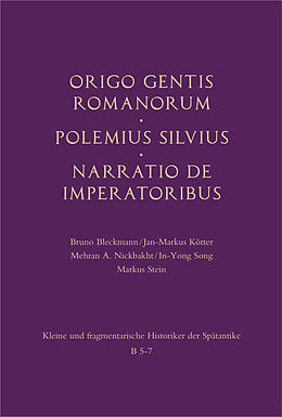 Fester Einband Origo gentis Romanorum  Polemius Silvius  Narratio de imperatoribus von 
