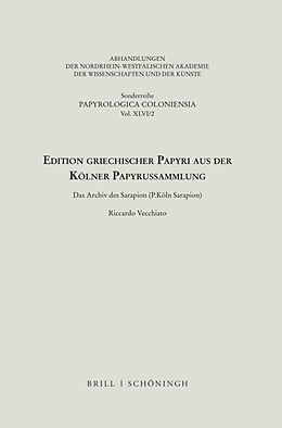 Fester Einband Edition griechischer Papyri aus der Kölner Papyrussammlung von 