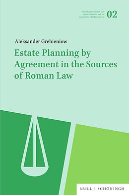 Livre Relié Estate Planning by Agreement in the Sources of Roman Law de Aleksander Grebieniow