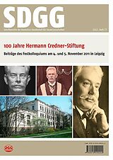 E-Book (pdf) 100 Jahre Hermann Credner-Stiftung der Deutschen Gesellschaft für Geowissenschaften von 