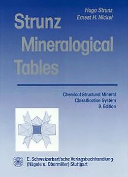 eBook (pdf) Strunz Mineralogical Tables. Ninth Edition de Ernest Nickel, Hugo Strunz