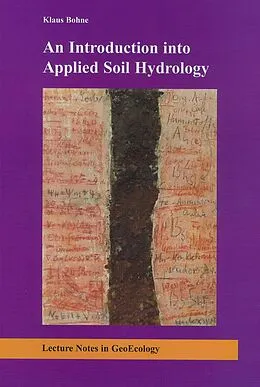 E-Book (pdf) An Introduction into Applied Soil Hydrology von Klaus Bohne