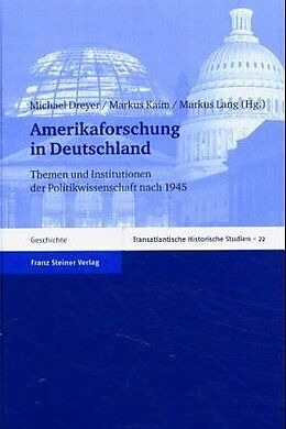 Fester Einband Amerikaforschung in Deutschland von 