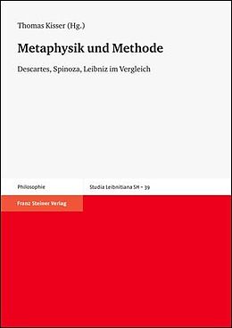 Couverture cartonnée Metaphysik und Methode de 