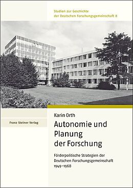 Kartonierter Einband Autonomie und Planung der Forschung von Karin Orth