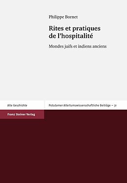 eBook (pdf) Rites et pratiques de l'hospitalité de Philippe Bornet