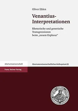 E-Book (pdf) Venantius-Interpretationen von Oliver Ehlen