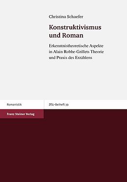 E-Book (pdf) Konstruktivismus und Roman von Christina Schaefer