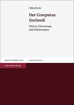 Kartonierter Einband Der Computus Gerlandi von Alfred Lohr