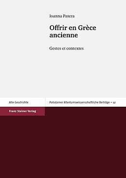 eBook (pdf) Offrir en Grèce ancienne de Ioanna Patera