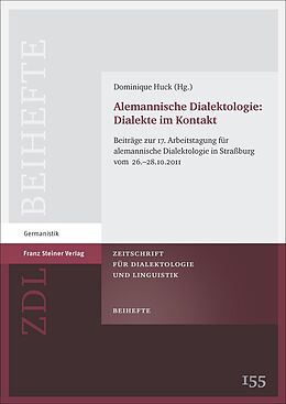 E-Book (pdf) Alemannische Dialektologie: Dialekte im Kontakt von 
