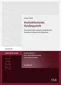 E-Book (pdf) Probabilistische Geolinguistik von Simon Pickl