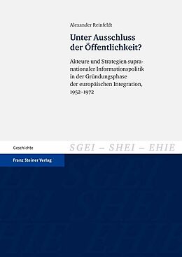 E-Book (pdf) Unter Ausschluss der Öffentlichkeit? von Alexander Reinfeldt