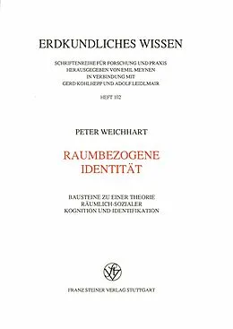 E-Book (pdf) Raumbezogene Identität von Peter Weichhart