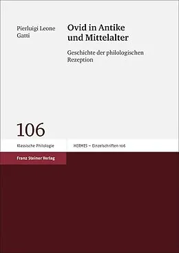 E-Book (pdf) Ovid in Antike und Mittelalter von Pierluigi Leone Gatti