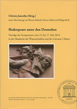 Kartonierter Einband Shakespeare unter den Deutschen von 