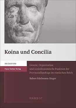 E-Book (pdf) Koina und Concilia von Babett Edelmann-Singer