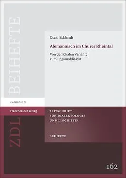 E-Book (pdf) Alemannisch im Churer Rheintal von Oscar Eckhardt