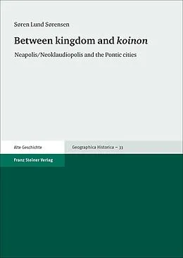 E-Book (pdf) Between kingdom and "koinon" von Soeren Lund Soerensen