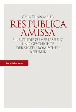 E-Book (pdf) Res publica amissa von Christian Meier