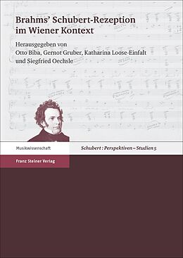 Fester Einband Brahms' Schubert-Rezeption im Wiener Kontext von 