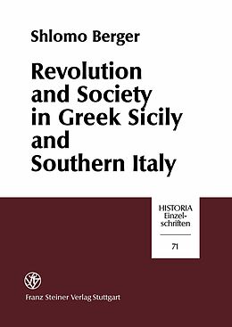E-Book (pdf) Revolution and Society in Greek Sicily and Southern Italy von Shlomo Berger